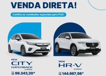 Condições especiais para PcD: New City Hatchback e New HR-V